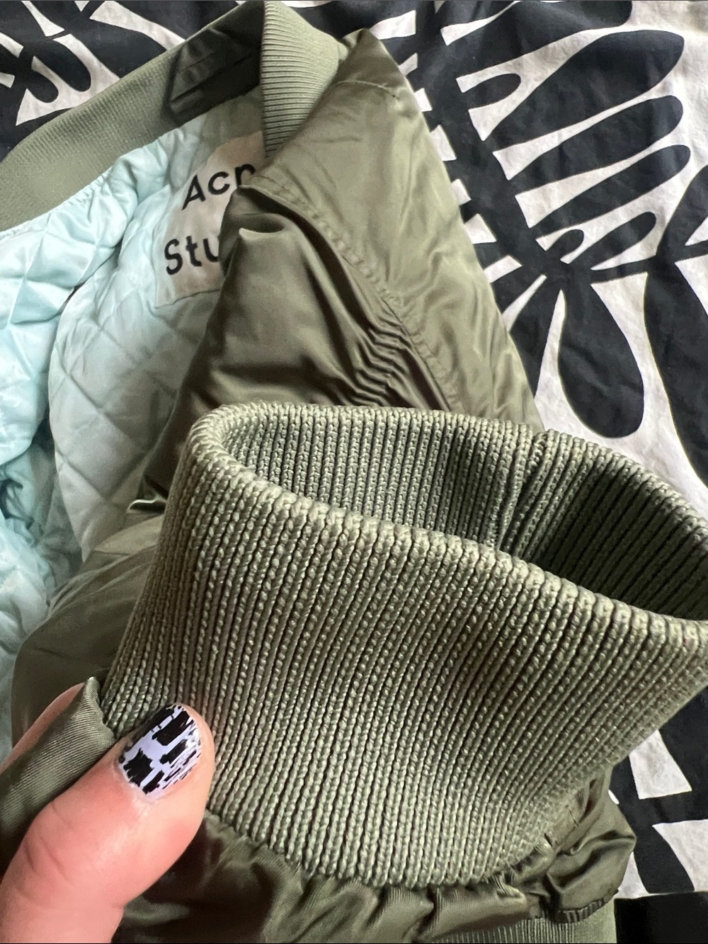 Acne Studios Clea Bomber jacket with Ruched sleeves XXS - Picture 15 of 16